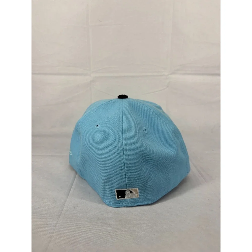 Houston Astros New Era 59FIFTY Hat Mens Light Blue 50th Anniversary 7 3/8 NWOT